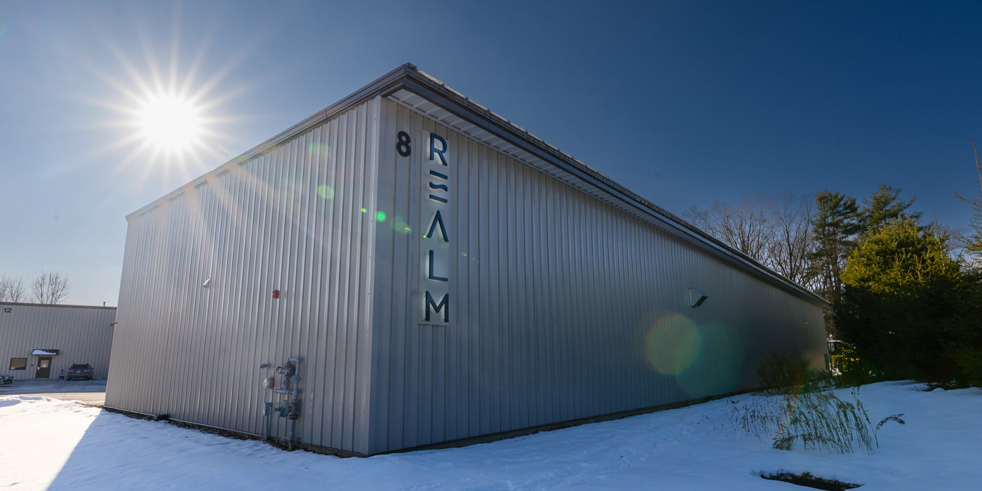 The REALM bottling facility, built beside the artesian well in the Adirondacks